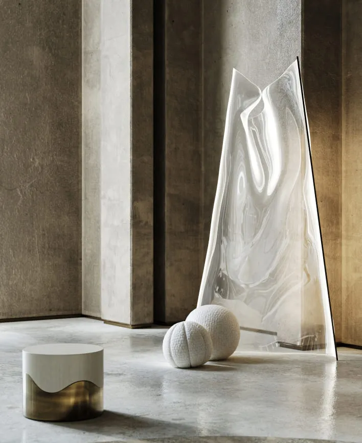 3D visualization of Office Center rendered for Gensler architectural studio